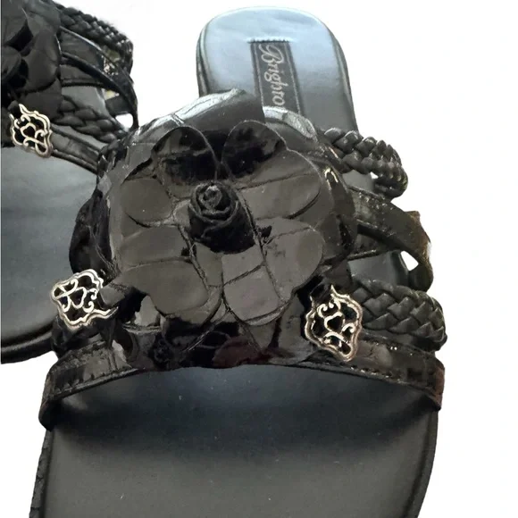 BRIGHTON Opera Black Women's Sandals - Picture 6 of 9
